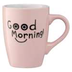 Mug ARDESTO Good Morning, 330 ml, pink, AR3468P
