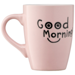 Чашка ARDESTO Good Morning, 330 мл, розовая, AR3468P