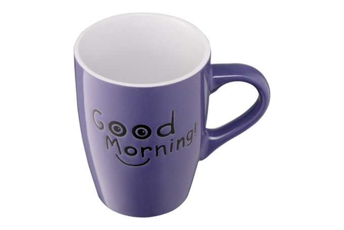 Чашка ARDESTO Good Morning, 330 мл, фиолетовая, AR3468V
