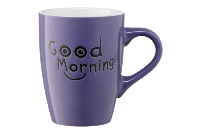 Чашка ARDESTO Good Morning, 330 мл, фіолетова, AR3468V