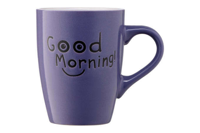 Чашка ARDESTO Good Morning, 330 мл, фіолетова, AR3468V