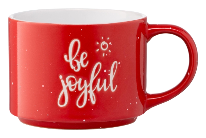 Mug ARDESTO Be joyful, 330 ml, red, AR3472R