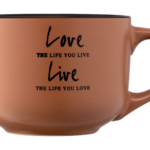 Mug ARDESTO Way of life, 550 ml, brown, AR3478BR