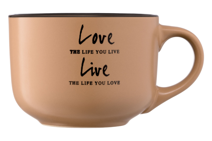 Mug ARDESTO Way of life, 550 ml, olive, AR3478OL