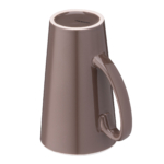 Чашка ARDESTO Marco, 480 мл, коричневая, AR3483BR