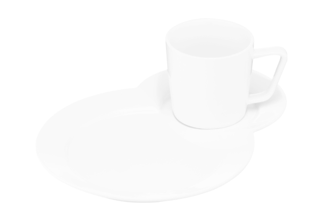 ARDESTO Saucer for cup 24×18 cm, porcelain AR3705