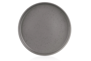 Тарелка суповая ARDESTO Trento, 21,5 см, серая, керамика AR2921TG