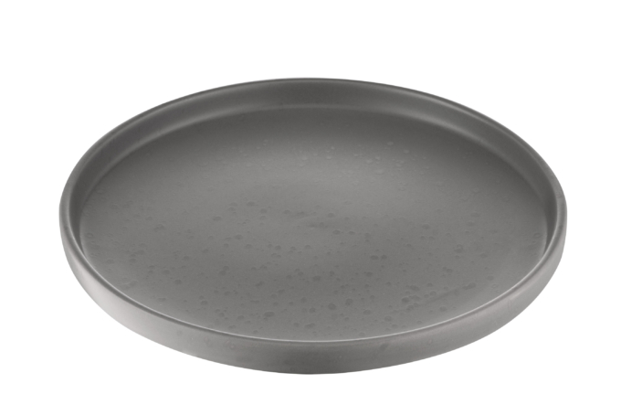 Тарілка супова ARDESTO Trento, 21,5 см, сіра, кераміка AR2921TG