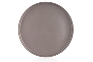 Тарелка обеденная ARDESTO Trento, 26,5 см, серая, керамика AR2926TG