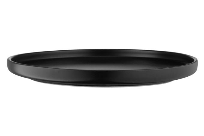 Тарелка обеденная ARDESTO Trento, 26,5 см, черная, керамика AR2926TB