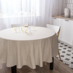 ARDESTO Tablecloth Oliver, beige, D-200 cm ART11OB