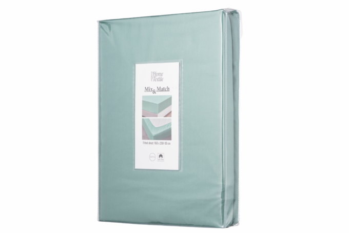 Fitted Sheet ARDESTO Mix&Match, 180×200+30 cm, sage ART1820FSG