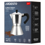 Гейзерна кавоварка ARDESTO Gemini Piemonte, 6 чашок AR0806AI