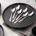 ARDESTO Teaspoons Set Black Mars Zenith AR0706ZT