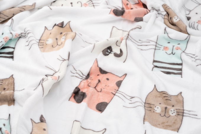 Blanket ARDESTO Flannel, kitties, 160х200 cm ART0113PB