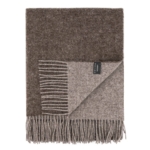 Blanket ARDESTO Doubleface, taupe with brown, 140×200 cm ART0404LD