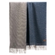 Blanket ARDESTO Doubleface, taupe with blue, 140×200 cm ART0405LD