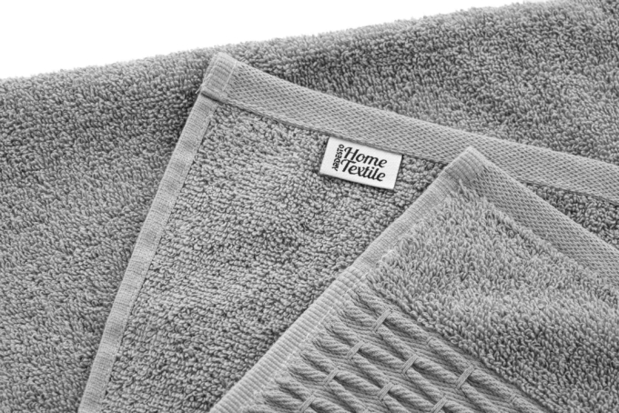 Terry towel Set ARDESTO Lotus 2 pcs, grey ART2357SG
