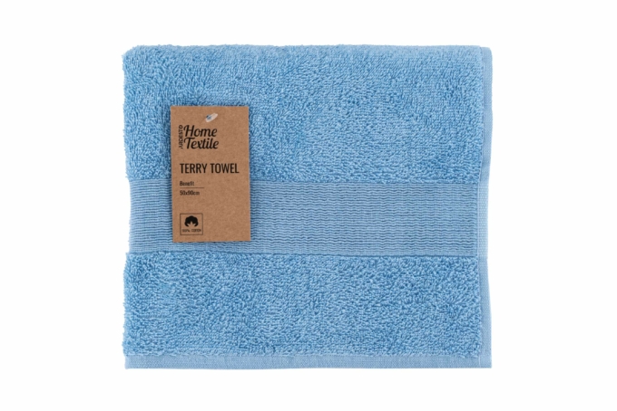 Terry Towel ARDESTO Benefit, 50х90cm, light blue ART2450LB