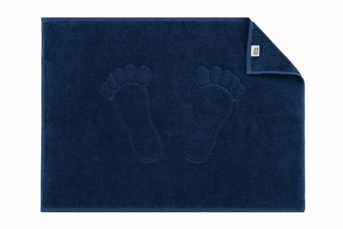 Килимок для ніг махровий ARDESTO Benefit, 50х70см, темно-синій ART2457DB