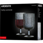 ARDESTO Glasses set Graphite 2 pcs, 300 ml, glass AR2630GM