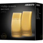 Набір стаканів високих Golden Moon ARDESTO 500 мл, 2 шт, скло AR2650GB