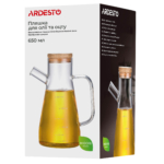 Бутылка для масла и уксуса ARDESTO Midori, 650 мл, AR4565BB