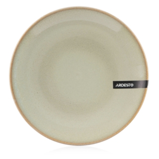 ARDESTO Dessert plate Lecco, 19.5 сm, grey, ceramics AR2919LRG