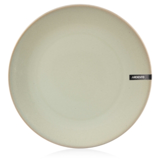 Dinner plate Lecco, 27 сm, grey, ceramics AR2927LRG