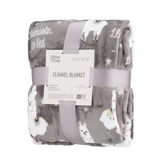 ARDESTO Flannel blanket, 160×200 cm, llama ART0114PB