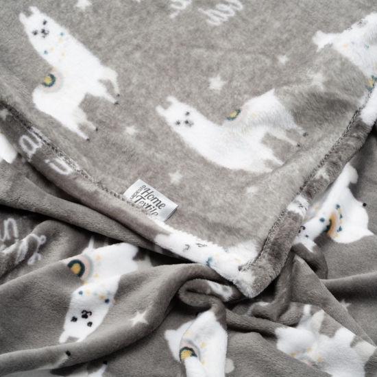 ARDESTO Flannel blanket, 160×200 cm, llama ART0114PB