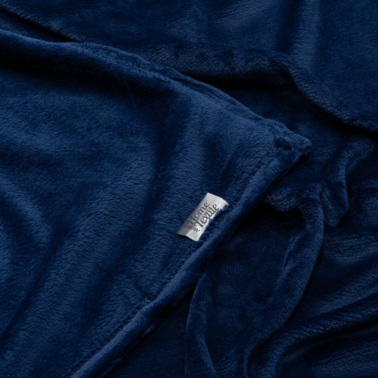 ARDESTO Flannel blanket, 200×220 cm, dark blue ART0214SB