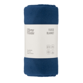 ARDESTO Fleece blanket, 130×160 cm, dark blue ART0707PB