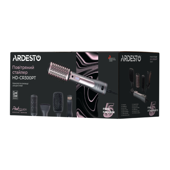 Фен-щетка ARDESTO Brush Pink Touch HD-CR300PT