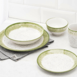 ARDESTO Bowl Siena, 11.5cm, porcelain, white-green