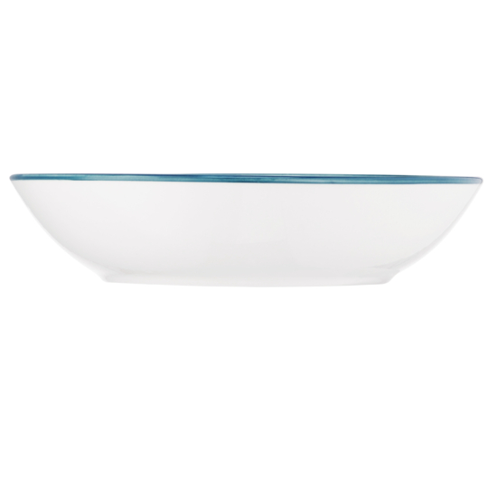 ARDESTO Soup plate Siena, 20cm, porcelain, white-blue