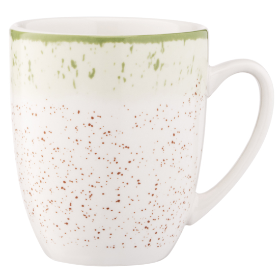 Чашка ARDESTO Siena, 360мл, фарфор, бело-зеленый