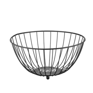 ARDESTO Basket Midori 28х28х13cm, metal, black AR0903B