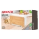 Хлібниця ARDESTO Midori 33х13х18см, метал, бамбук, білий AR0914WB