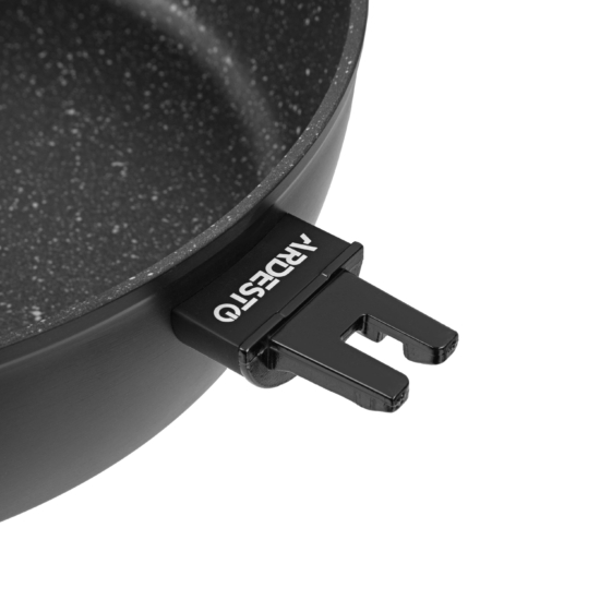 ARDESTO Deep Fry pan with removable handle Gemini Bari, 26cm, aluminium, black AR1226B