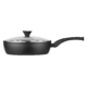 ARDESTO Deep Fry pan with lid Gemini Livorno, 28cm, aluminium, black AR1228A