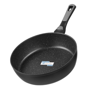 ARDESTO Deep Fry pan with removable handle Gemini Bari, 28cm, aluminium, black AR1228B