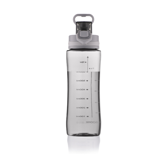 Бутылка для воды ARDESTO Purity, 800мл, пластик, серый AR2280PG