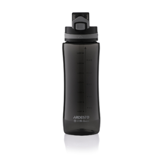 Бутылка для воды ARDESTO Purity, 800мл, пластик, черный AR2280PR