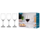 Набор бокалов для вина ARDESTO Gloria 395мл, 3шт, стекло, прозрачный AR2639GWT