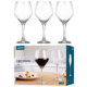 Набор бокалов для вина ARDESTO Loreto 440мл, 3шт, стекло, прозрачный AR2644LWT
