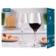 Набор бокалов для вина ARDESTO Gloria 480мл, 3шт, стекло, прозрачный AR2648GWT