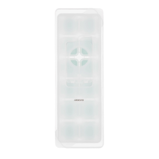 ARDESTO Ice tray with lid Fresh, 26х9.5х3.5cm, silicone, plastic, green AR3595G
