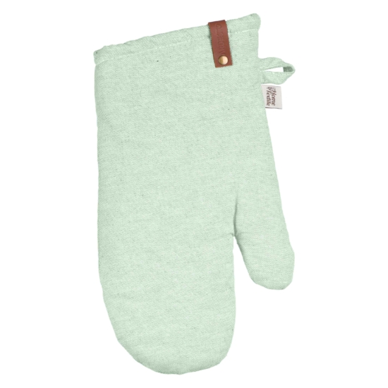 ARDESTO Oven mitten Oliver, 18х30cm, 100% cotton, filling: batting, aquamarine ART05OA