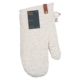 ARDESTO Oven mitten Oliver, 18х30cm, 100% cotton, filling: batting, light grey ART05OL